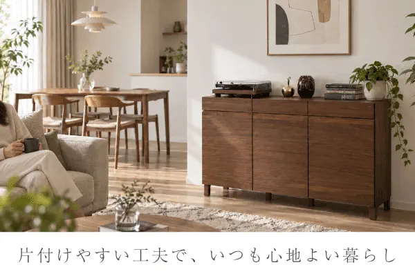 散らかりにくいお部屋の秘密