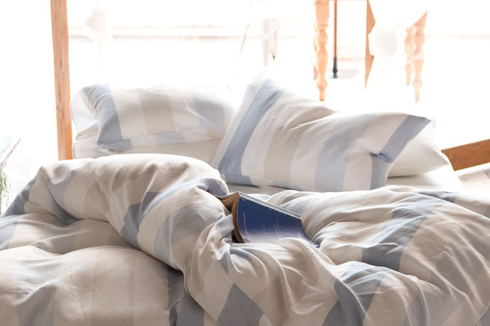 ピローケース | フレンチストライプ | 美しい仕上がり