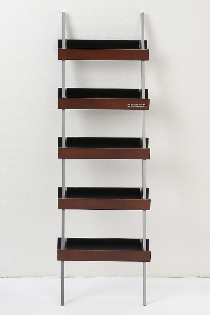 はしごのような木製スリッパラック | ladder rack | ヤマト工芸 | ブラウン