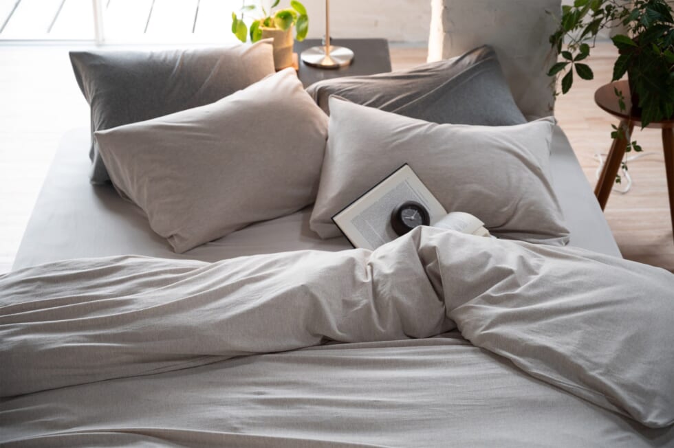 ピローケース　ヘリンボ...