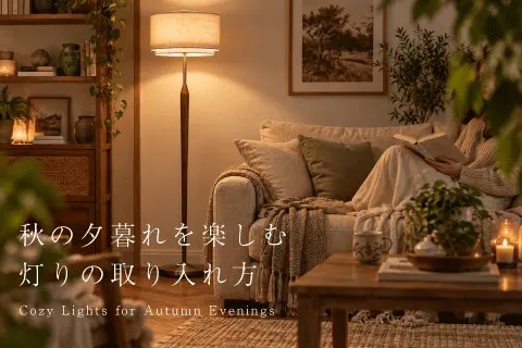 秋の夕暮れを楽しむ照明の使い方