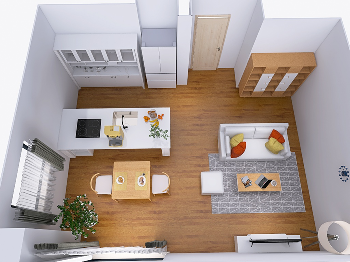 早く家に帰りたくなるようなワクワク感があるお部屋