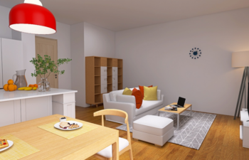 早く家に帰りたくなるようなワクワク感があるお部屋