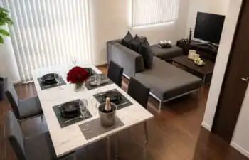 ホテルのようなお部屋でホームパーティー
