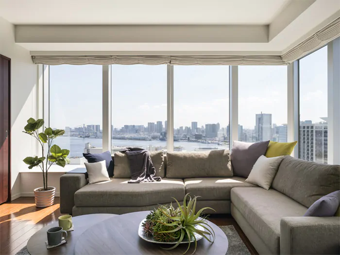 素晴らしい景色にご家族が集うお部屋