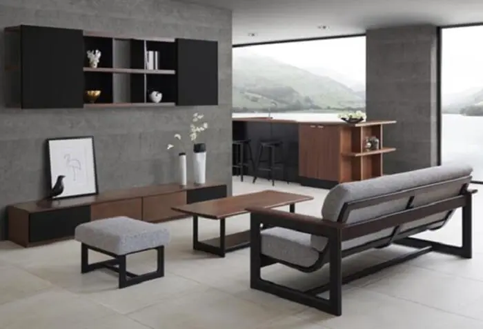 ブラックを効かせたモダンインテリア