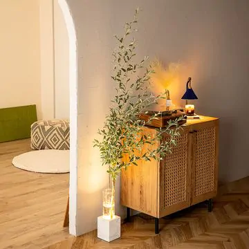 ルミナストーン　フラワーベース　フロアライト | レンタルできる家具